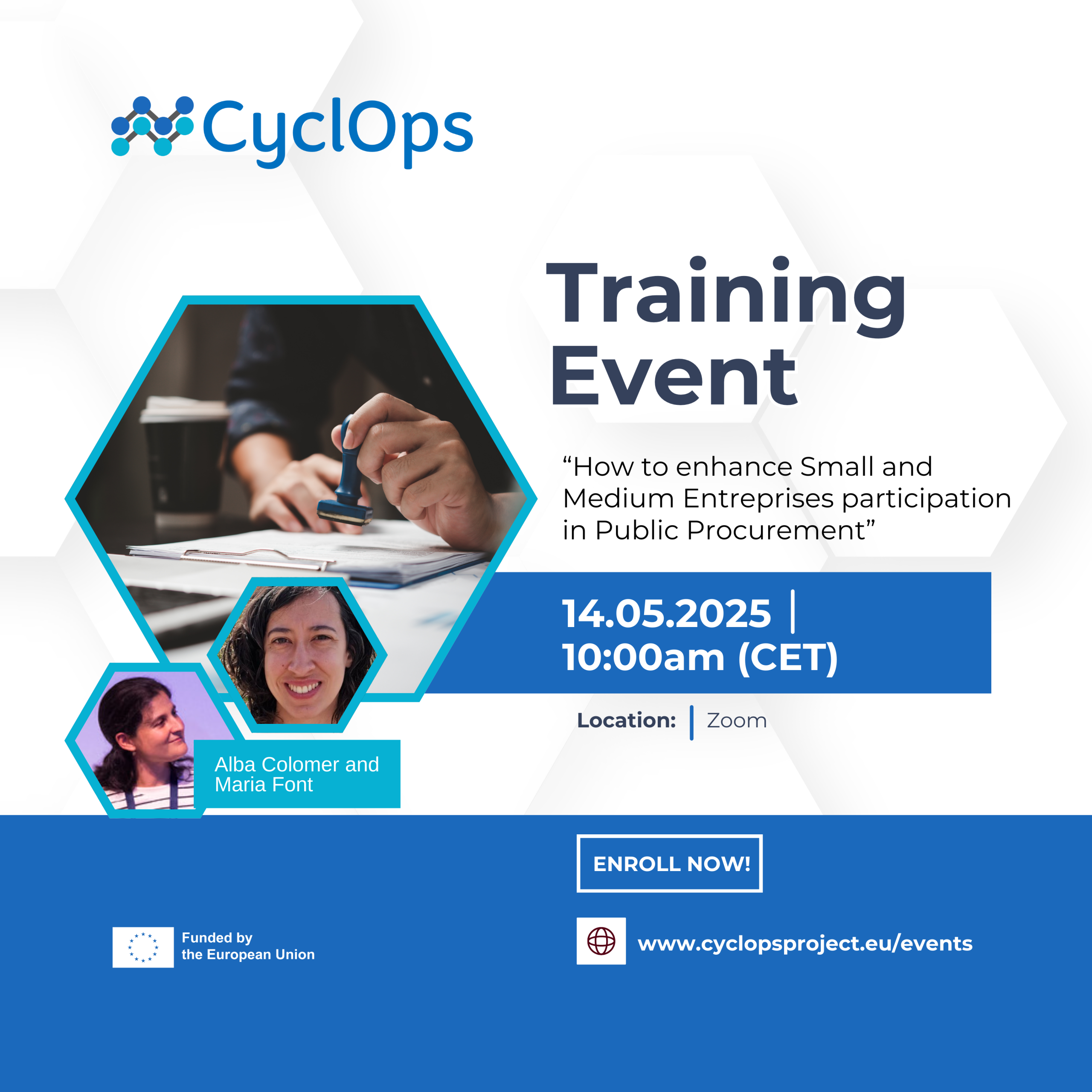 CyclOps training event: "How to enhance Small and Medium Entreprises participation in Public Procurement"